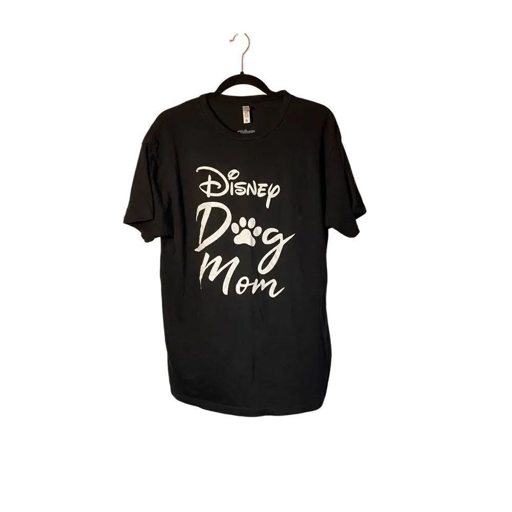 Disney women’s Doug, Mom, black short sleeve logo T-shirt size XL